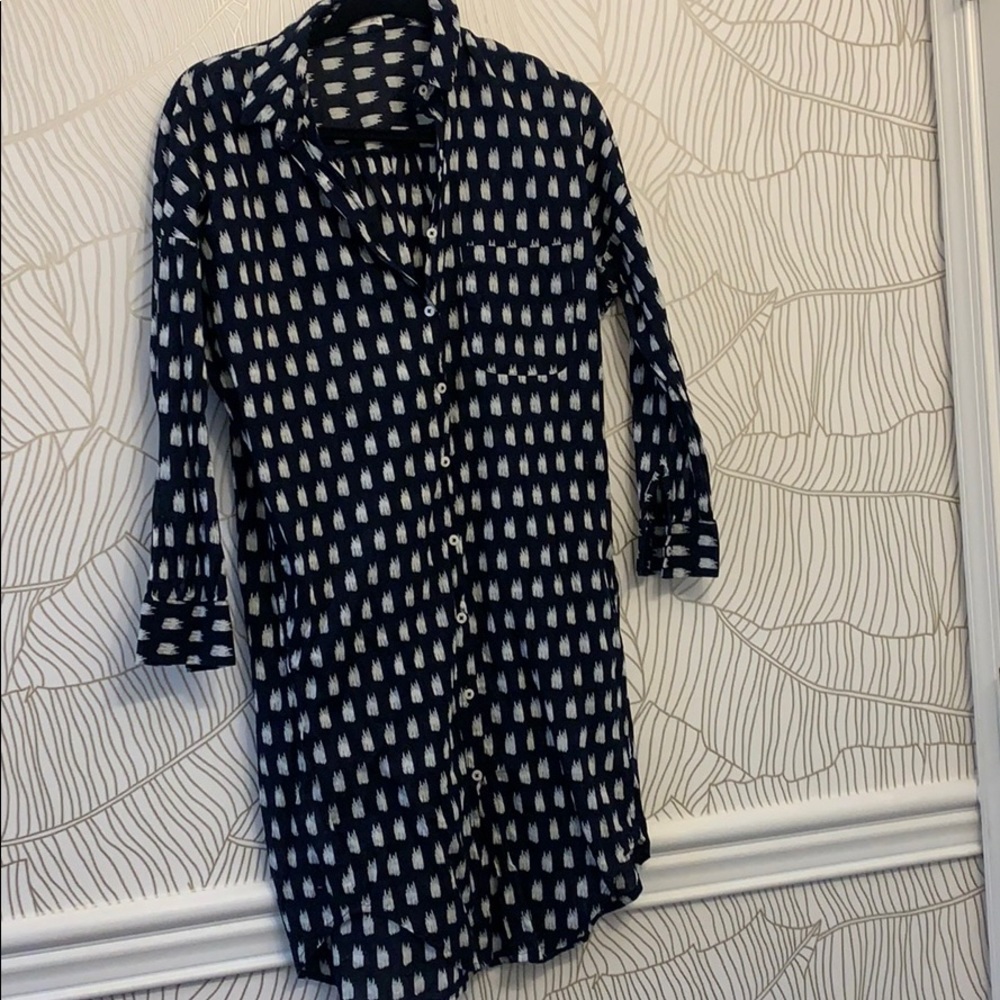 Long shirt dress by mango